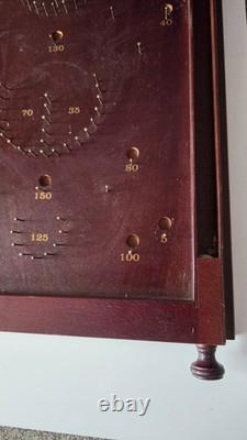 Jeu de table Bagatelle en bois vintage d’antan