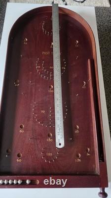 Jeu de table Bagatelle en bois vintage d’antan