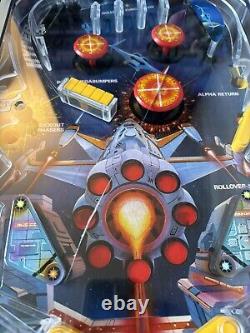 Jeu de table électronique rare VTG TOMY Astro Shooter Pinball fonctionnant avec des câbles