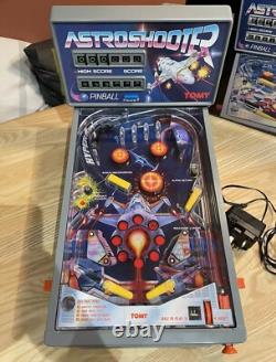 Jeu de table électronique rétro VTG TOMY Astro Shooter Pinball complet et fonctionnel