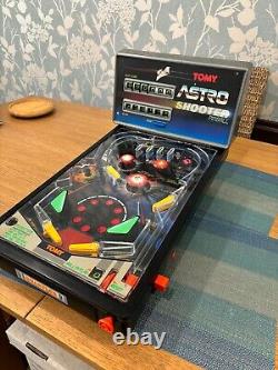 Jeu de table électronique rétro VTG TOMY Astro Shooter Pinball complet et fonctionnel