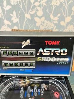 Jeu de table électronique rétro VTG TOMY Astro Shooter Pinball complet et fonctionnel