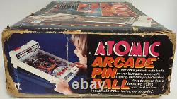 Jeux Vintage Jeu de Flipper Arcade Atomique Fabriqué par Tommy / Palitoy en 1979 (par)