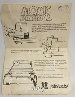 Jeux Vintage Jeu de Flipper Arcade Atomique Fabriqué par Tommy / Palitoy en 1979 (par)