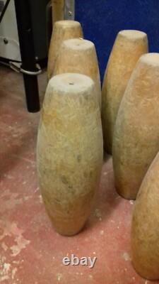 Jeux de quilles en bois vintage à 9 piquets - Jeu traditionnel de pub anglais avec 2 balles