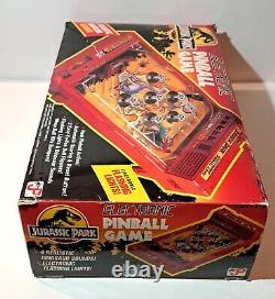 Jurassic Park Electronique Tabletop Pinball Machine Boîte Vidéo Jeu Action Figure