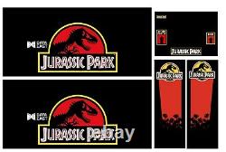 Jurassic Park Pinball Machine Cabinet Jeu De Décal