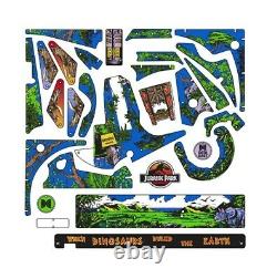 Jurassic Park Pinball Machine Playfield Set En Plastique Nouveau Complet