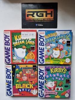 Kirby's Dream Land 1, Pinball Land + Block Ball Jeux Nintendo Gameboy Ukv