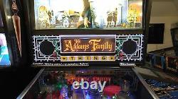 La Famille Addams Taf Lighted Pinball Led Haut-parleur Panneau Basic