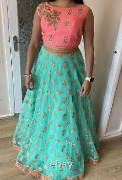 Lehenga indien/punjab rose pour femmes