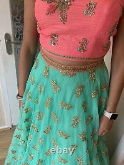 Lehenga indien/punjab rose pour femmes