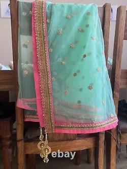 Lehenga indien/punjab rose pour femmes