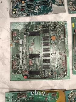 Lot de 9 cartes PCB CPU MPU Bally Stern AS-2518-35 133 17 CPU Hs