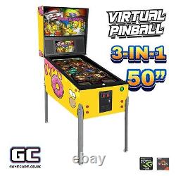 MACHINE À PINBALL VIRTUELLE 3 EN 1 GAMECADE PINCADE 50 4K Grande Taille 11