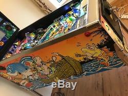 Machine De Flipper Fish Tales De Williams 1992 État Exceptionnel Et Grand Jeu