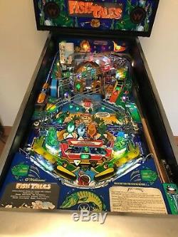 Machine De Flipper Fish Tales De Williams 1992 État Exceptionnel Et Grand Jeu