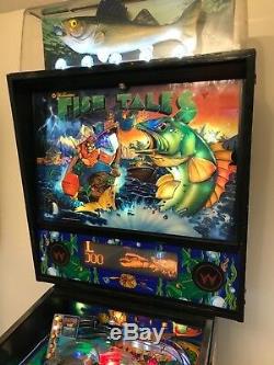 Machine De Flipper Fish Tales De Williams 1992 État Exceptionnel Et Grand Jeu