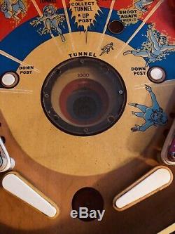 Machine De Flipper Mancave D'arcade Vintage Des Années 1970 Rare Bally Space Time
