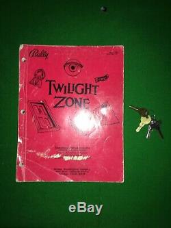 Machine De Flipper Twilight Zone Par Bally