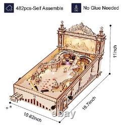 Machine à épingles de puzzle 3D Robotime en bois, jeu de table amusant avec LED, jouets pour enfants