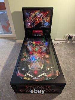 Machine à flipper Star Galaxy avec lance-billes à ressort de puissance