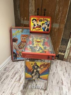 Machine à flipper vintage Coleco The Fonz, jouet en boîte, série télé Happy Days 1977
