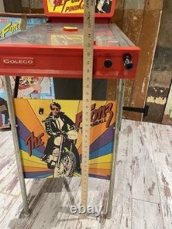 Machine à flipper vintage Coleco The Fonz, jouet en boîte, série télé Happy Days 1977