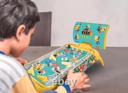 Machine à pinball Minions avec effets sonores et lumineux, parfaite pour les enfants et les familles