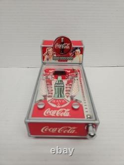 Machine à sous à billes Coca-Cola Rouge et Argent 1998 Banque Musicale Lumineuse