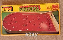 Machine à sous à billes Fortuna Pin Bagatelle en bois vintage BRIO