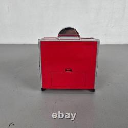 Machine à sous musicale Coca-Cola Rouge et Argent 1998 Objet de collection vintage