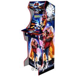 Machine d'arcade AG Elite 2 joueurs - Inclut des jeux de flipper - Thème Retour vers le Futur