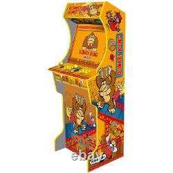 Machine d'arcade AG Elite 2 joueurs comprenant des jeux de flipper sur le thème de Donkey Kong