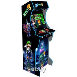 Machine d'arcade AG Elite 2 joueurs incluant des jeux de flipper sur le thème de Lugis Mansion