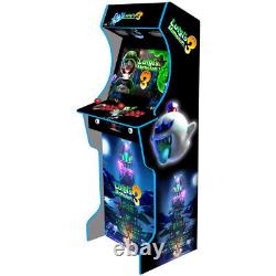 Machine d'arcade AG Elite 2 joueurs incluant des jeux de flipper sur le thème de Lugis Mansion