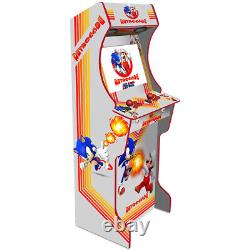 Machine d'arcade AG Elite 2 joueurs incluant des jeux de flipper sur le thème rétrocade