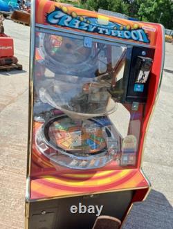 Machine d'arcade Namco Crazy Typhoon Jeux de divertissement Salle de jeux Amusement Monnaie avec clés