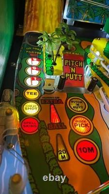 Machine de flipper Gottlieb Tee'd Off. Topper. Pin2DMD. Invisiglass. Teed off.