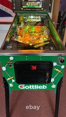 Machine de flipper Gottlieb Tee'd Off. Topper. Pin2DMD. Invisiglass. Teed off.