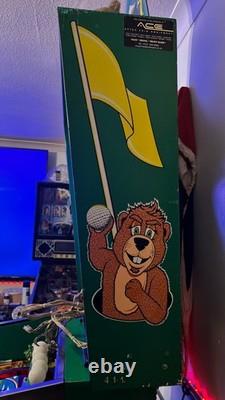 Machine de flipper Gottlieb Tee'd Off. Topper. Pin2DMD. Invisiglass. Teed off.