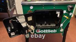 Machine de flipper Gottlieb Tee'd Off. Topper. Pin2DMD. Invisiglass. Teed off.