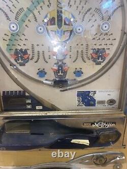 Machine de flipper Pachinko vintage rare des années 1970 Nishijin DX avec balles