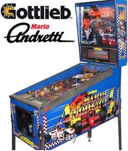 Mario Andretti Pinball Avec Kit Led