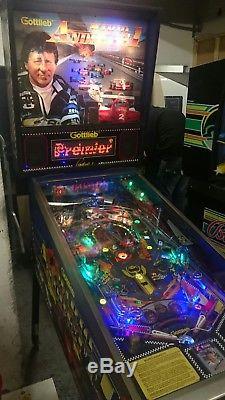 Mario Andretti Pinball Avec Kit Led