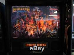 Monster Bash Pinball Arcade Machine. Agréable. Livraison Gratuite. Kit Led Installé