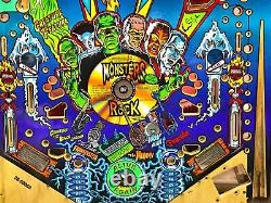 Monstre de flipper Monster Bash Williams 1998 PLAYFIELD USED Cond. 8/10 Mod. 2