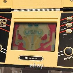 NINTENDO GAME AND WATCH PINBALL Multi Screen 1983 Direct du Japon Très Rare
