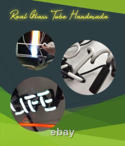 Néon flipper lampe lumineuse enseigne bar business verre à bière cadeau DF 20x16