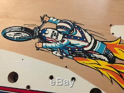 Nos Classique Bally Evel Knievel Jeu De Machine À Flipper Playfield Rare